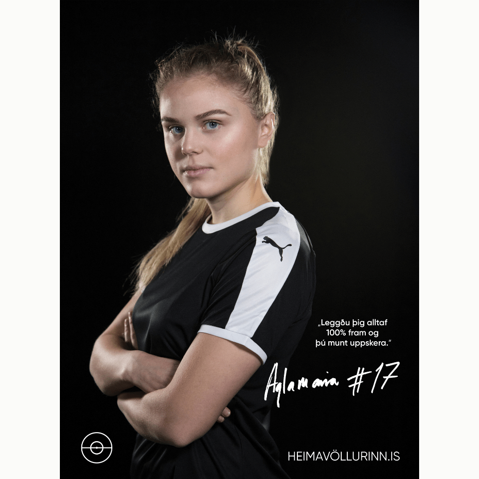 Plakat Fyrirmyndin mín Agla María Albertsdóttir