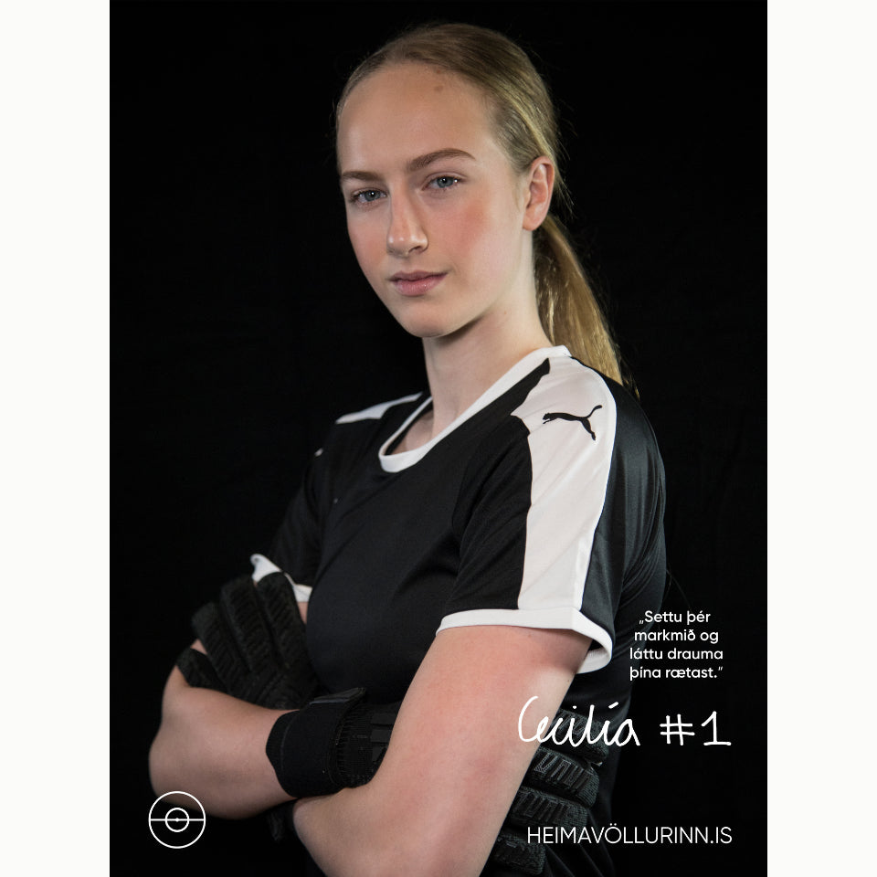 Plakat Fyrirmyndin mín Cecilía Rán Rúnarsdóttir