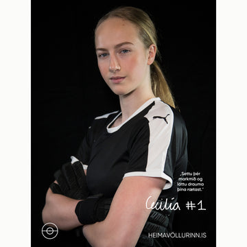 Plakat Fyrirmyndin mín Cecilía Rán Rúnarsdóttir