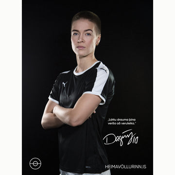 Plakat Fyrirmyndin mín Dagný Brynjarsdóttir