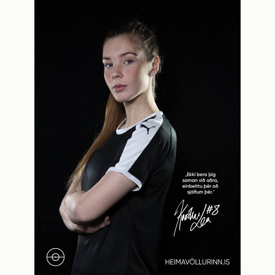 Plakat Fyrirmyndin mín Karólína Lea Vilhjálmsdóttir