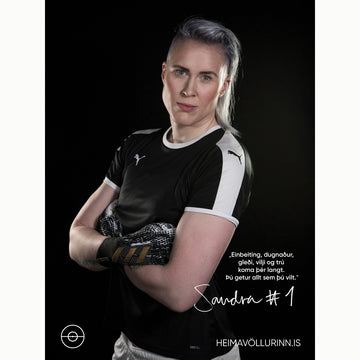 Plakat Fyrirmyndin mín Sandra Sigurðardóttir