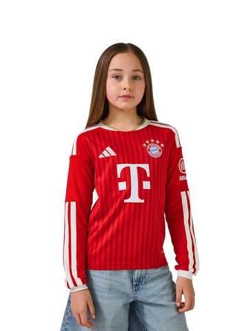 Bayern Munchen Home 26/27 Treyja Barna Langerma — Heimavöllurinn