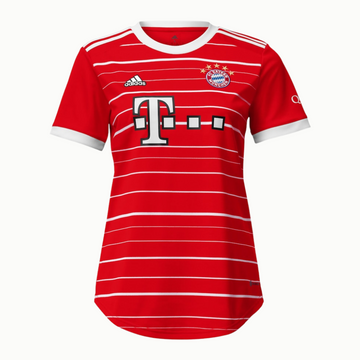 ÁRITUÐ AF KARÓLÍNU LEU – Bayern Munich Home 22/23 Treyja Kvenna