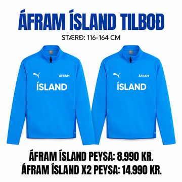 Áfram ísland Æfingapeysa x 2