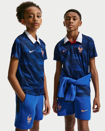 Frakkland Home HM 2026 Treyja Barna