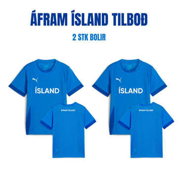 ÁFRAM ÍSLAND - TILBOÐ 2X BOLIR