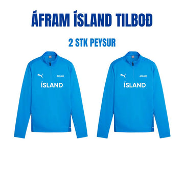 ÁFRAM ÍSLAND TILBOÐ 2X PEYSUR