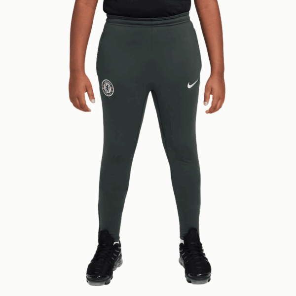 Chelsea Nike Æfingabuxur Dökkgræn Barna