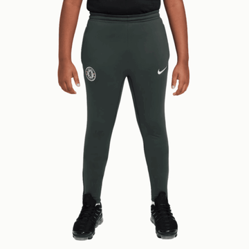 Chelsea Nike Æfingabuxur Dökkgræn Barna