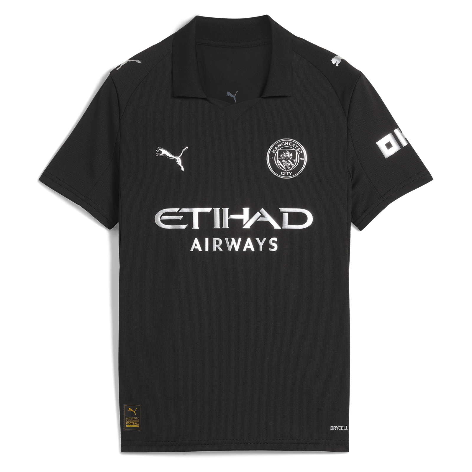 Manchester City Away 25/26 Treyja Barna
