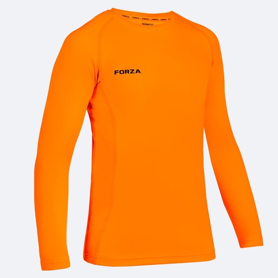 FORZA Kids Base Layer Long Sleeve - flur appelsinugulur