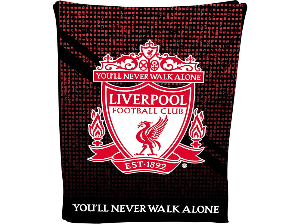 Liverpool Flísteppi rautt/svart — Heimavöllurinn