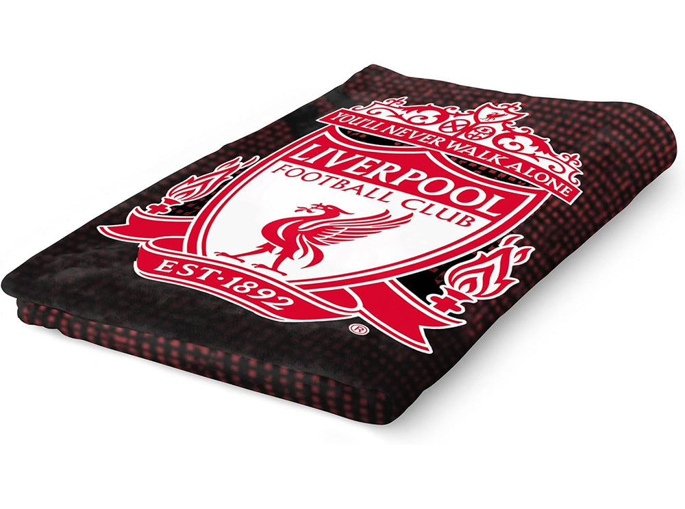 Liverpool Flísteppi rautt/svart — mynd 2